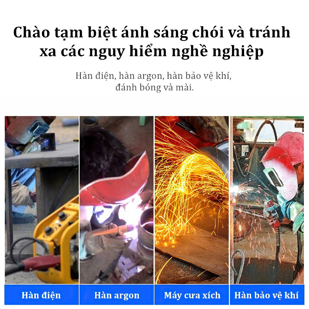 【COD】Thiết bị bảo vệ mắt thông minh khi hàn điện với khả năng phản ứng nhanh chóng với tia lửa hồ quang nguy hiểm