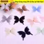 ESSENCEH 20 Miếng Đính Bướm Vải Organza, Bướm Voan Màu Sắc Mơ Mộng, Mờ 5CM DIY May Thủ Công Trang Trí Vật Liệu Thiết Kế May Mặc