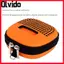 OLVIDO cho loa Micro Bluetooth, du lịch cứng màu cam chống sốc, chống nước và chống bụi, di động có móc kim loại Bảo vệ lưu trữ hàng ngày