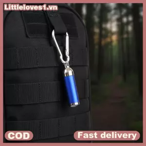 Littleloves1 Đèn Pin LED Kính Thiên Văn Mini 1 Chiếc Móc Khóa Đèn Đa Năng Di Động Sáng Đèn Pin Cho Đi Bộ Đêm Chạy Bộ Bộ VN