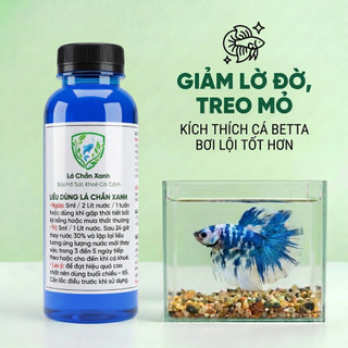 Lá Chắn Xanh – Dung Dịch Chăm Sóc Cá Cảnh Định Kỳ Cho Betta, Guppy, Molly (330ml)