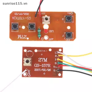 Bảng thu phát PCB mạch điều khiển từ xa SRVN 4CH RC Phụ kiện xe hơi RC với hệ thống vô tuyến ăng-ten.