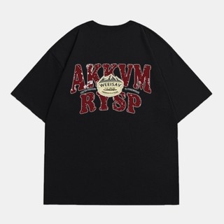 COD (Giao hàng trong 24 giờ) Áo Thun Nam Streetwear In Chữ English Form Rộng #5384