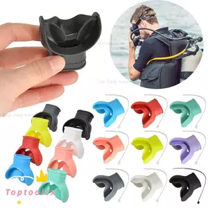 Ống ngậm điều chỉnh ống thở TOPTOOLCX, Thiết bị lặn bằng silicon Ống ngậm điều chỉnh ống thở đa năng thoải mái