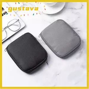 Bộ sắp xếp cáp dữ liệu GUSTAVA, Túi lưu trữ kỹ thuật số có dây kéo di động, Túi lưu trữ Mini chống sốc bảo vệ đa chức năng Đĩa U