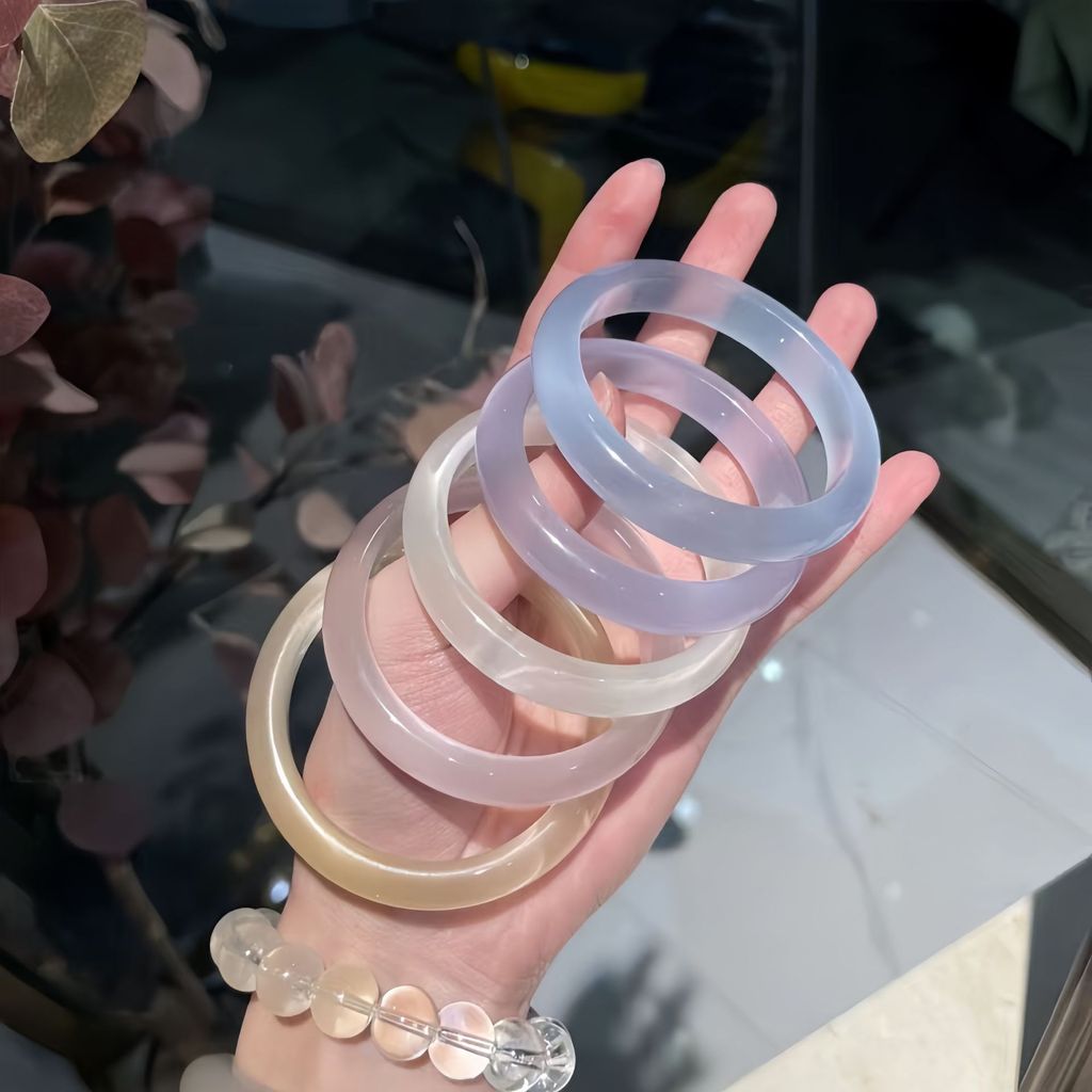 Vòng tay đá mắt mèo huỳnh quang Gradient