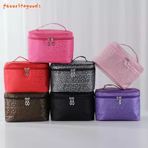 FAVORITEGOODS Dụng cụ trang điểm, Túi đựng mỹ phẩm đa chức năng có dây kéo, Túi đựng đồ dung tích lớn tiện lợi Du lịch