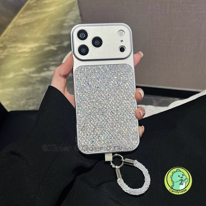 Ốp Điện Thoại Lấp Lánh Có Dây Buộc Cho Redmi Note 15 14 13 Pro Plus 12 Turbo K90 K80 K70 Pro K70E 5G 4G Sang Trọng Vỏ Dây Đeo Sáng Mềm Dễ Thương