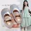 Giày Sandal Bé Gái Đan Lưới Thoáng Khí Phong Cách Hàn Quốc, Giày Rọ Trẻ Em Bọc Đầu Đế Mềm Chống Trượt Cao Cấp