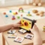 Retro Instant Camera Đồ Chơi Boxy Sinh Vật Hình Thẻ Đồ Chơi Máy Ảnh Cho Trẻ Em