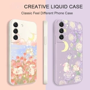 Ốp Điện Thoại In Hình Thỏ Cổ Tích Cho Vivo V30 V29 V27 V40 Pro V30E V29E V27E V25E Ốp lưng TPU Mềm Chống Sốc