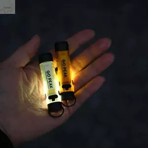 Đèn kẹp chìa khóa AWNGD, Móc từ tính Độ bền dài bỏ túi Đèn pin Mini, Kẹp nắp di động có thể sạc lại Đèn pin LED mạnh ban đêm