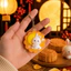 QEARY Bánh Trung Thu Thỏ Nhỏ Móc Khóa, Động Vật Hoạt Hình 3D Trung Thu Mặt Dây Chuyền Lễ Hội, Kawaii Sáng Tạo Nhẹ Di Động Mini Bánh Trung Thu Thỏ Móc Khóa Dự Tiệc Ủng Hộ