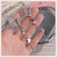 JRP Ngọt Ngào Ngôi Sao Dễ Thương Viền Pendent Kẹp Tóc Kẹp Tóc Đầy Màu Sắc Pentagram BB Kẹp Barrettes Cho Bé Gái Dopamine Y2k Phụ Kiện Tóc JRP