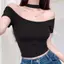 Hot Girl Halter Cổ Áo thun ngắn tay một vai dành cho nữ Thiết kế thích hợp mùa hè Ôm sát hơn Nhìn ngắn Phong cách mong muốn thuần khiết hàng đầu