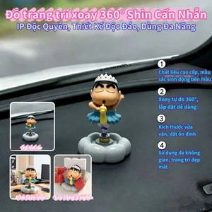 Mô hình Crayon Shin-chan Xoay Tự Do 360° Trang Trí Xe Ô Tô Xe Máy Decor Nội Thất Xe trang trí xe máy