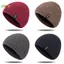 < Honeyba > Mũ đan mùa đông nam co giãn mềm mại Beanies Capfortable Warm SlouchyHat Mũ dệt kim cưỡi ngựa ngoài trời dành cho nữ Đẹp