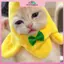 MYPANDA Chuối Mèo Đầu Sáng Tạo Mèo Dễ Thương Mũ Thú Cưng Mèo Sang Trọng Trang Phục Hóa Trang Chuối Mũ Đội Đầu Hiệu Suất Ảnh Prop.