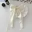 Bluelover Nơ Ruy Băng Kẹp Tóc Mũ Đơn Giản Thanh Lịch Satin Mùa Xuân Kẹp Tóc Cố Định Kẹp Tóc Retro Đảng Mũ Đội Đầu Phụ Kiện Tóc Đỏ Mới