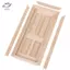 HFTOY 1 / 12 Nhà búp bê Gỗ thu nhỏ Cửa bên ngoài Nhà búp bê không sơn Phụ kiện DIY ~