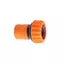 Khớp nối nhanh bằng nhựa màu cam 25mm Ống nước sân vườn Khớp nối ống 1 Inch 9W7C