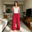 Quần Pyjama mùa đông ấm cúng dành cho nữ – Hello Kitty Spiderman Crossover Soft Flannel Lounge Pants