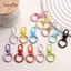 AqToCna Màu Móc Khóa 5 / 10 / 20 Chiếc Móc Khóa Tôm Hùm Khóa Lò Xo Hoàn Hảo Cho DIY Túi Mặt Dây Chuyền AqToCna