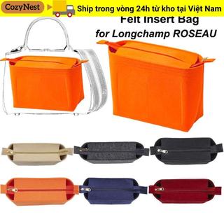 COZYNEST túi lót nỉ cho Longchamp LE PLIAGE/ROSEAU, túi xô nhiều ngăn, túi du lịch/lưu trữ