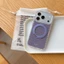 Dành Cho apple 17 Vỏ Điện Thoại Từ Tính Phong Cách Mới Đáy Tím Sọc Xanh 16promax Ống Kính Lỗ Lớn 15 Cảm Giác Cao Cấp 360 Tất Cả Trong Một Brack