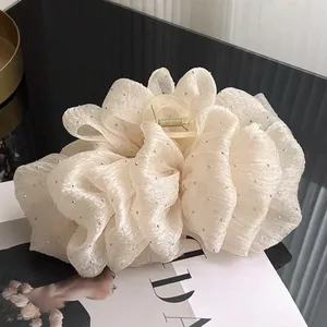 Cao Cấp Siêu Cổ Tích Hai Mặt Gạc Nơ Lấy Kẹp Nữ Ngọt Ngào Thanh Lịch Đám Mây Bong Bóng Tấm Tóc Shar