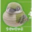 Hàng có sẵn Nhật Bản Qitan Capsule Toy Sparrow Tumbler Flocking Đồ trang trí Đầu dễ thương Xoay được S4B8