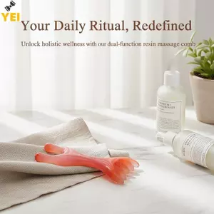 < YEI > Dụng cụ Massage bỏng đầu cho đầu tóc Mặt mắt Ne Nhựa cơ thể GuaSha Tool Giảm các đường viền Thúc đẩy tuần hoàn bạch huyết Mới