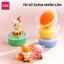 Hộp Đất Sét Siêu Nhẹ Tự Khô 12/24/36 Màu Deli Cho Bé – An Toàn, Không Dính Tay – Đóng Gói Hộp Trong Suốt Riêng Biệt
