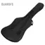 Guansfs Semme Đen Bass Túi Vải Oxford Đàn Guitar Điện Ốp Lưng Dây Đai Có Thể Điều Chỉnh Lớn Túi Khóa Kéo 47.2X15 2.4 Inch Với dày Xốp Cho