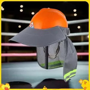 Mũ bảo hiểm chống nắng mùa hè Mũ cứng Ne Shield Mũ bảo hiểm Mũ phản quang vành Mũ phản quang cho công nhân xây dựng