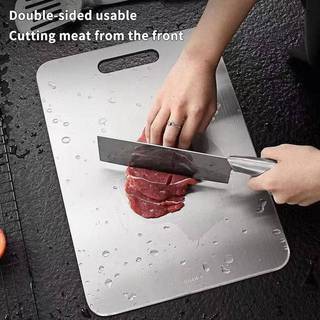 PlumHOUSE Thép Không Gỉ Thớt Chịu Mùi Hạng Nặng Thớt Cho Gia Đình Nhà Bếp Cắm Trại Ngoài Trời BBQ Sử Dụng VN