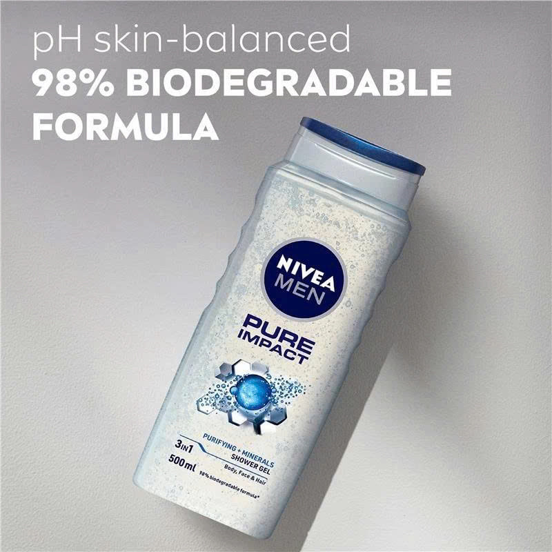Sữa Tắm Gội Xả Nivea Men 3in1 Shower Gel 500ml