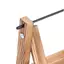 Giá đỡ cuộn sợi gỗ cổ điển Giải pháp lưu trữ máy tính để bàn để tổ chức ruy băng và sợi tối ưu tại bàn thủ công [VN]