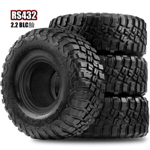 4 121mm 2.2 "Lốp Xe Bánh Xích Lốp Cao Su Cho 1 / 10 RC Xe Trục SCX10 90047 AXI03007 D90 TF2 Tamiya CC01 Traxxas TRX4 Redcat Gen8 Nâng Cấp Phần