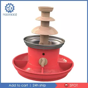 Đài phun nước Fondaue 3 tầng bằng thép không gỉ có khay phục vụ để tập hợp
