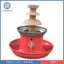 Đài phun nước Fondaue 3 tầng bằng thép không gỉ có khay phục vụ để tập hợp