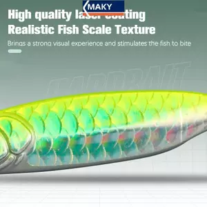 MAKY Micro Metal Jig 7g 10g 15g 20g 25g 30g Shore Đúc Jigging Dụ Bờ Đúc Nước Mặn Câu Cá Bit Mồi Nhân Tạo VN