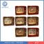 Giáng Sinh Quả Cầu Tuyết Hình TV Bàn Trung Tâm Xmas Cho Trong Nhà Bàn Đảng Người Tuyết Retro Vàng