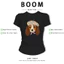 BOOM Áo Baby Tee Nữ Cotton Ôm Body-Áo Thun Ngắn Tay Y2K In Hình PhongCách Mùa Hè, Cổ Tròn Hàng Đầucách hàn quốc phong546