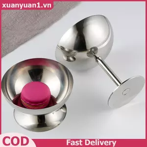 XUAN 2023 Mới Cốc Thép Không Gỉ Cốc Kem Món Tráng Miệng Salad Bát Trái Cây Đĩa Sna Món Ăn KTV Thanh Tiếp Liệu VN