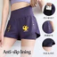 Quần short nữ cầu lông hai lớp Li Ning có độ đàn hồi cao không bị giới hạn in 3D dáng rộng khô nhanh mồ hôi tập luyện, tập thể dục, quần short thể thao yoga