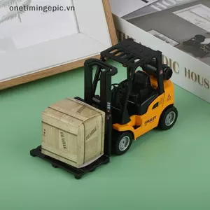 VFZ Hợp Kim Đúc Mô Hình Xe Xây Dựng Xe Nâng Ma Sát Đồ Chơi Pallet Hàng Hóa Đồ Chơi Tương Tác Cho Bé Trai Bé Gái Quà Giáng Quà Tặng OTE