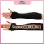 MYPANDA Vintage Party Cosplay Lưới Găng Tay Co Giãn Hộp Đêm Nhảy Múa Nửa Ngón Vui Vẻ Fishnet Mittens Nữ Tay Dài Lỗ Gãy Tay áo.