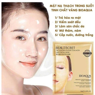 SET 5 MIẾNG NẠ THẠCH BIOAQUA MÀU VÀNG