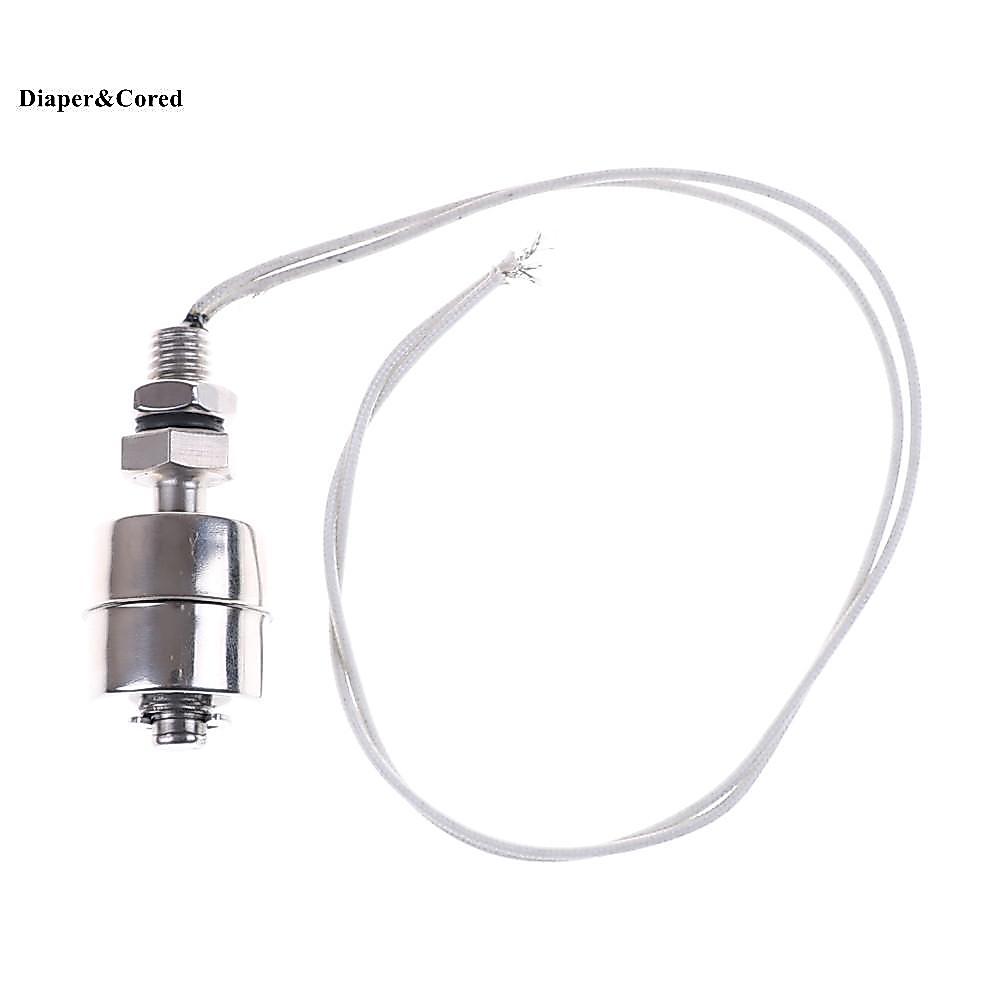 DIAPER & CORED Đèn báo MINI 45mm Công tắc phao bằng thép không gỉ Cảm biến mực nước dọc YTH
